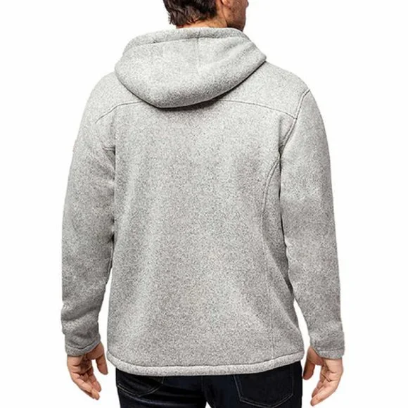 Rugged Elements Men's Fleece-Lined Hoodie Gray - Picture 2 of 3